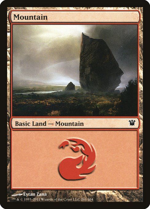 Carta MTG-Montagna (V.3)-Innistrad-261-ITA-EX- C