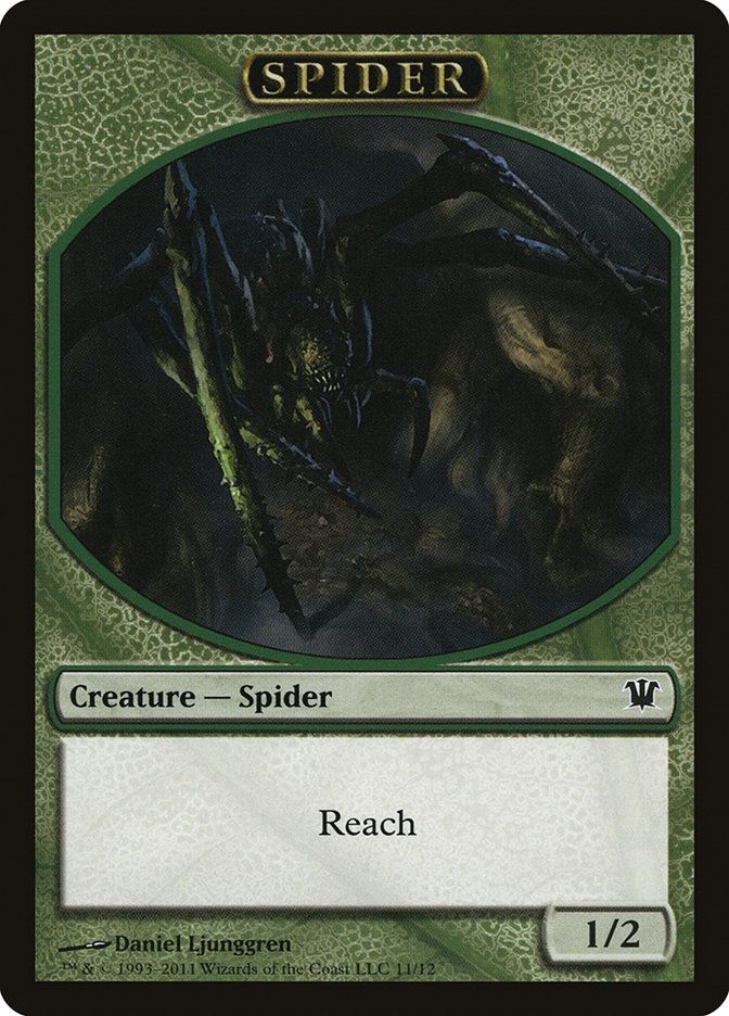 Carta MTG-Spider Token (Green 1/2)-Innistrad-T11-ITA-EX-C