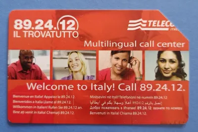 Scheda telefonica - Il Trovatutto 892412 -Usata 5€ Tir:200.000 Scad.31/12/09
