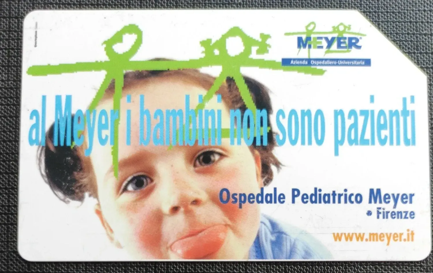 Scheda telefonica - Ospedale Pediatrico Meyer Usata 5€ Tir:60.000
