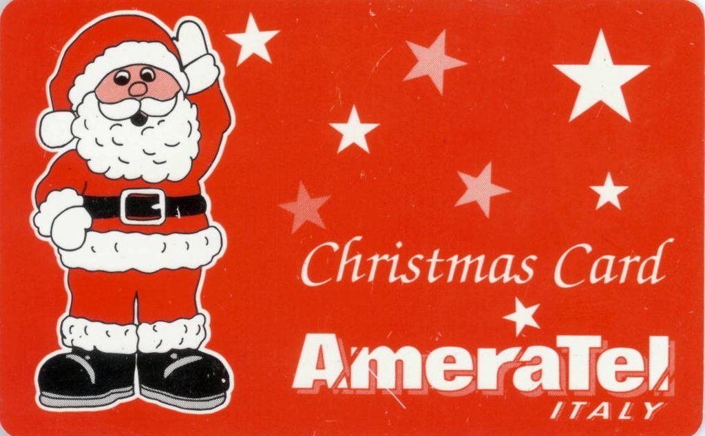 Carta telefonica prepagata - Ameratel - Christmas Card Usata £20.000