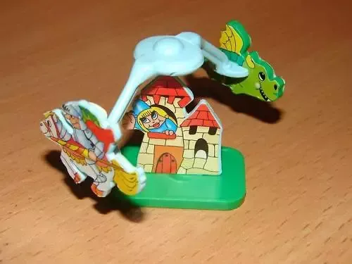 kinder sorpresa K97 N.97 - Carosello Castello e draghi (componibile) no BPZ