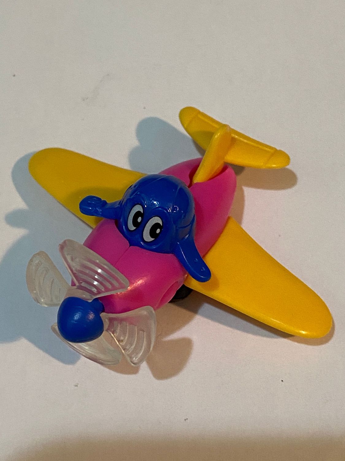 kinder sorpresa K96 N.65- Aereo Giallo/rosa  (componibile) no BPZ