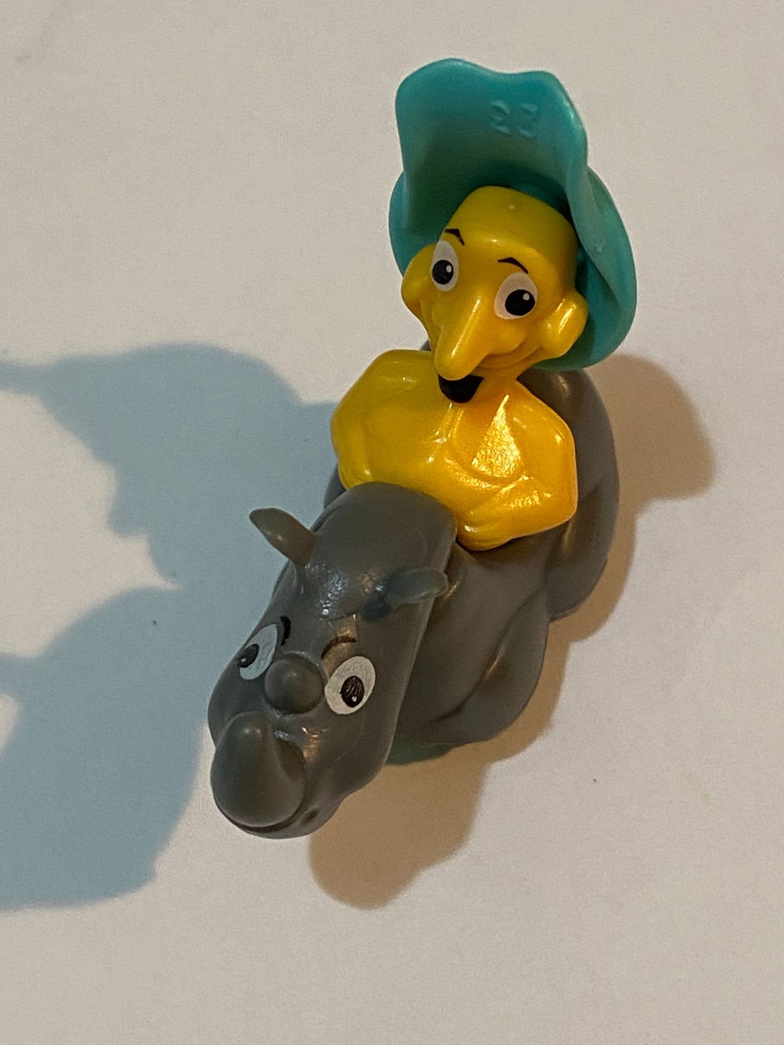 kinder sorpresa K99  N°77 - Rinoceronte animali portatori (componibile) no BPZ