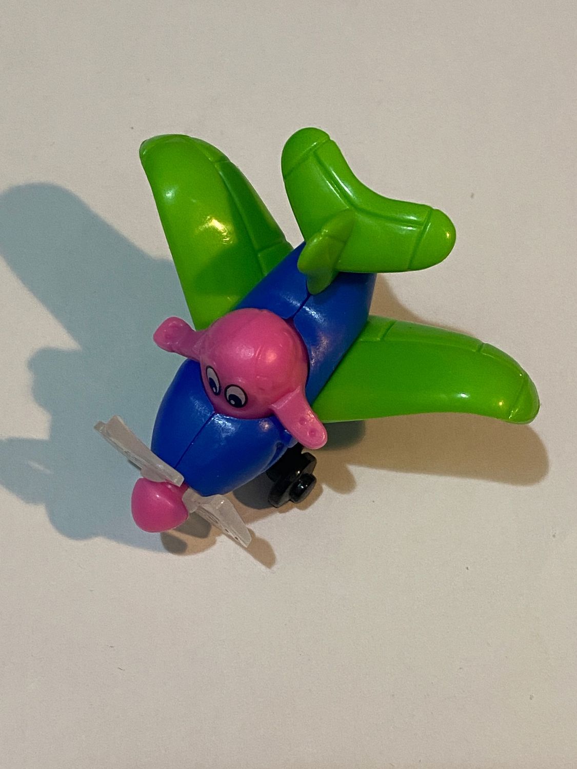 kinder sorpresa K96 N.63- Aereo Blu/Verde/Rosa  (componibile) no BPZ