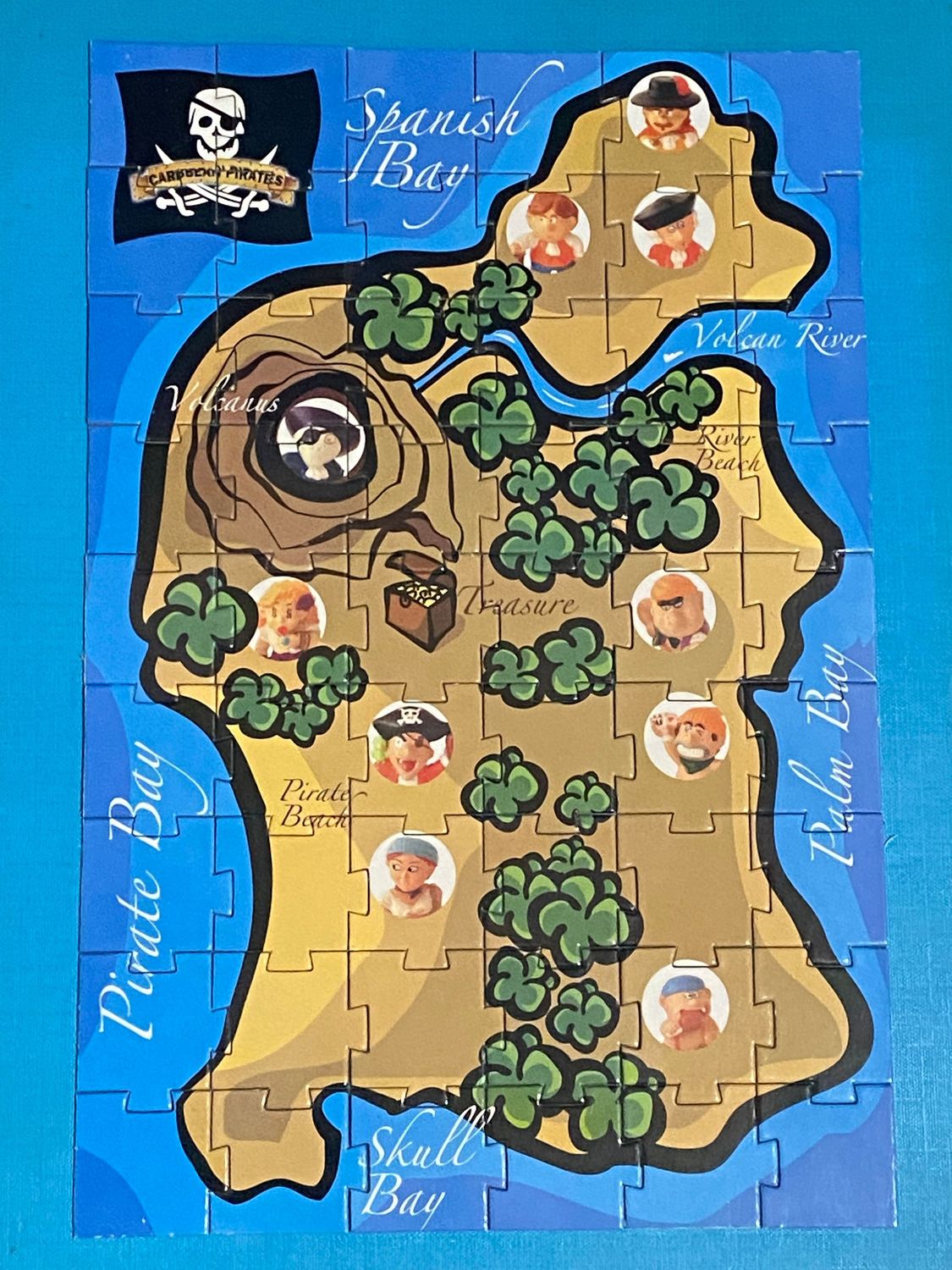 Puzzle Completo PIrates Bay Vintage da Gashapon Completo da montare