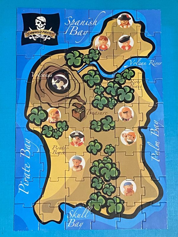 Puzzle Completo PIrates Bay Vintage da Gashapon Completo da montare