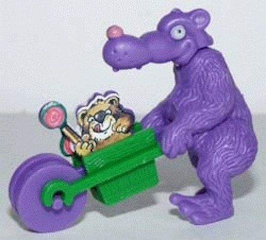 kinder sorpresa K00 N°3 - Orso e carriola (componibile) no BPZ