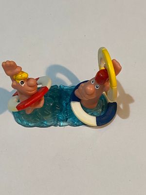 kinder sorpresa K01 N.47 - Due nuotatori e tre boe (componibile) no BPZ