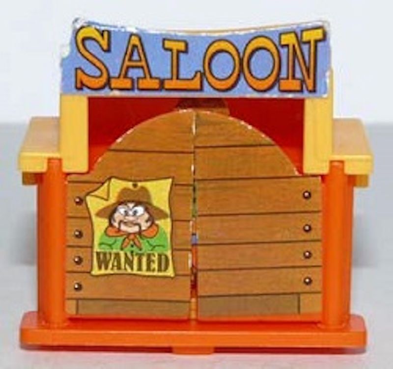 kinder sorpresa K97 N.2 - Saloon e Cow-boy (componibile) no BPZ