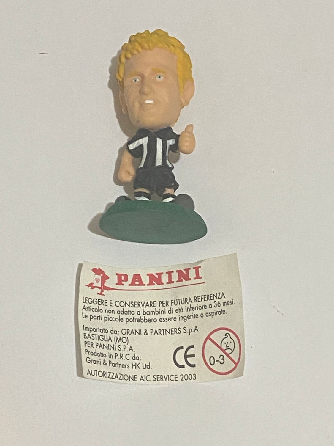 Bomberini Panini 2003 – Martin Jorgensen Udinese – Miniatura Vintage da Collezione