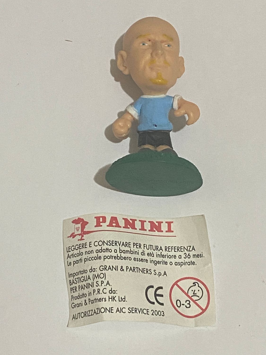 Bomberini Panini 2003 - Miniatura Jaap Stam Lazio Vintage Collezione
