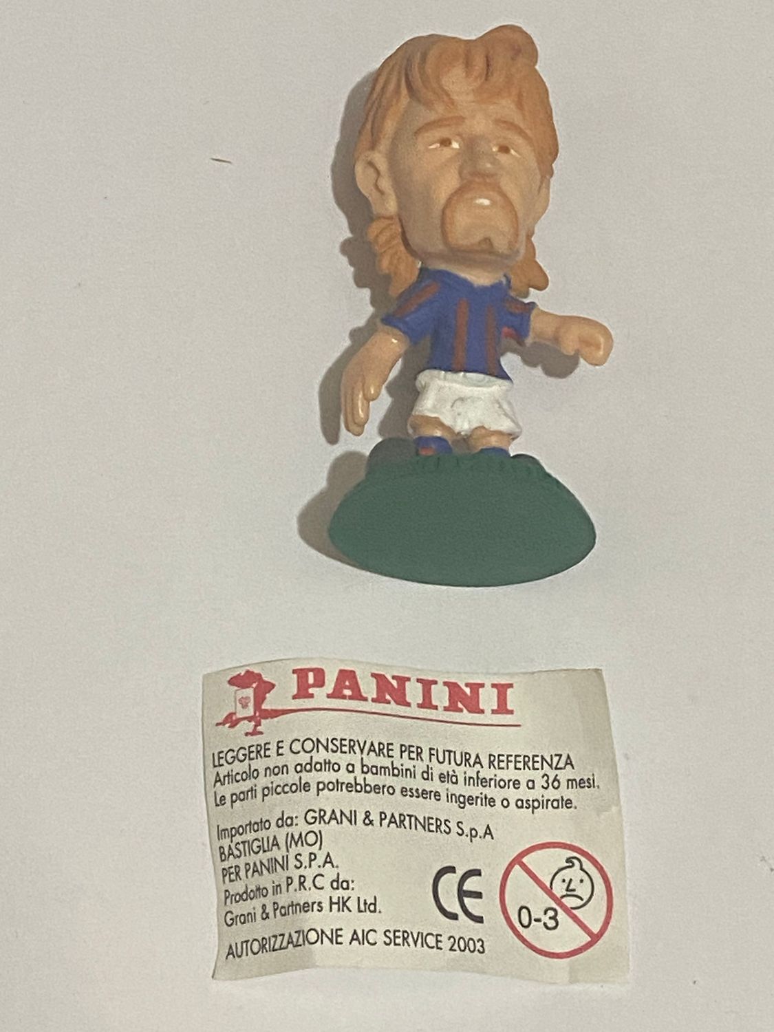 Bomberini Panini 2003 - Miniatura Giuseppe Signori Bologna Vintage Collezione