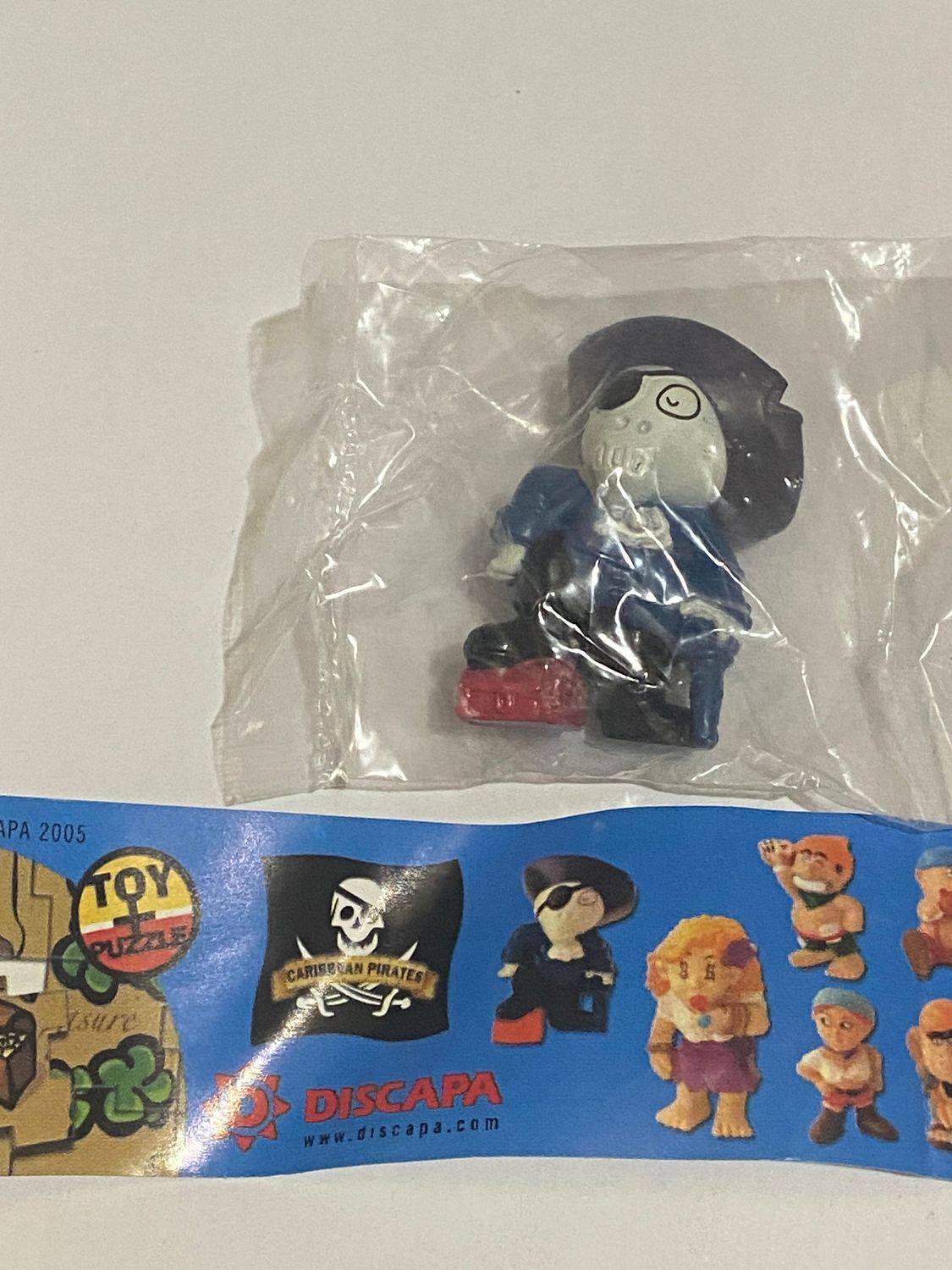 Discapa Pirati Ed. 2005 – Mini Gashapon Pirata con benda – Vintage rara
