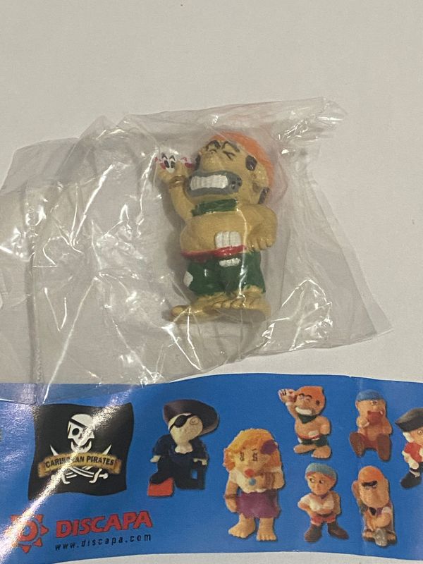 Discapa Pirati Ed. 2005 – Mini Gashapon Pirata con carte – Vintage rara