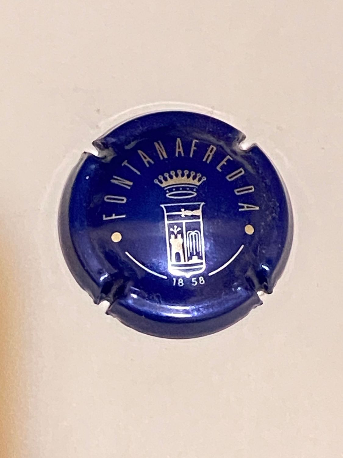 Caspula spumante - Fontanafredda Spumante Blu e Argento -italia Usata Caspula spumante - Fontanafredda Spumante Blu e Argento -italia Usata