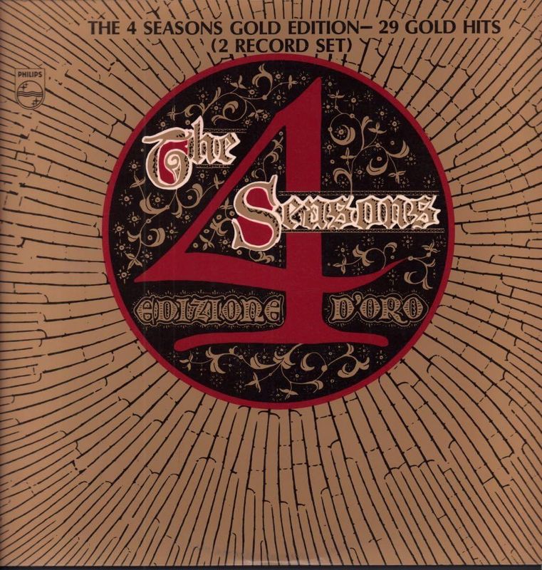 2 x Vinile, LP, Compilation, Stereo-The 4 Seasons* – Edizione D'Oro (Gold Edition) - 29 Gold Hits-UK-Rock--VG/VG