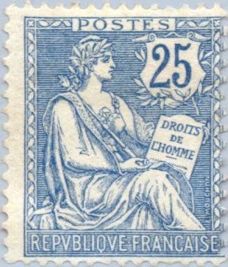 Francobolli-Tipo Mouchon-1902-Francia-25 c Francobolli-Tipo Mouchon-1902-Francia-25 c