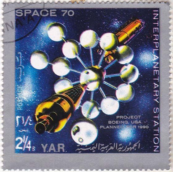 Francobolli-Progetto Boeing, USA previsto per il 1990-1970-Yemen, Repubblica Araba-2¼ B Francobolli-Progetto Boeing, USA previsto per il 1990-1970-Yemen, Repubblica Araba-2¼ B
