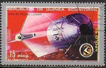 Francobolli-Mini satellite lunare-1972-Guinea Equatoriale-15 Guinea Equatoriale Francobolli-Mini satellite lunare-1972-Guinea Equatoriale-15 Guinea Equatoriale