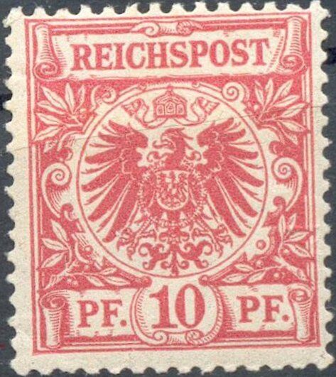 Francobolli-Aquila imperiale in un cerchio-1905-Deutsches Reich-10 Germania Francobolli-Aquila imperiale in un cerchio-1905-Deutsches Reich-10 Germania