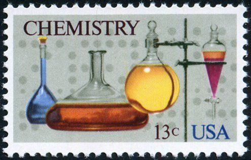 Francobolli-Centenario dell'American Chemical Society-1976-Stati Uniti d'America-13 ¢ Francobolli-Centenario dell'American Chemical Society-1976-Stati Uniti d'America-13 ¢