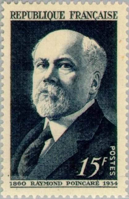 Francobolli-Raymond Poincaré (1860-1934)-1950-Francia-15 F Francobolli-Raymond Poincaré (1860-1934)-1950-Francia-15 F