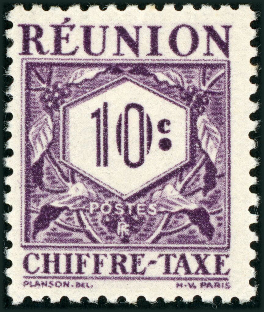 Francobolli-Imposta sulle vendite-1905-Reunion-10 c Francobolli-Imposta sulle vendite-1905-Reunion-10 c