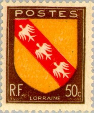 Francobolli-Lorena-1946-Francia-50 c Francobolli-Lorena-1946-Francia-50 c