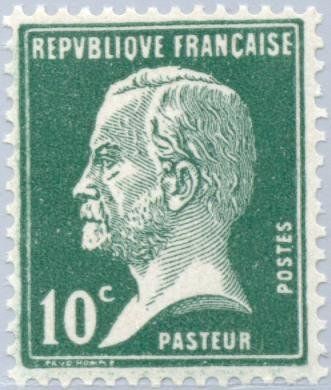 Francobolli-Tipo Pasteur-1923-Francia-10 c Francobolli-Tipo Pasteur-1923-Francia-10 c