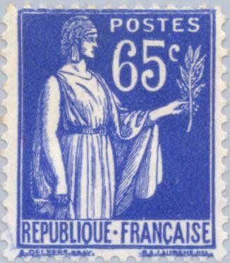 Francobolli-Tipo Pace-1937-Francia-65 c Francobolli-Tipo Pace-1937-Francia-65 c