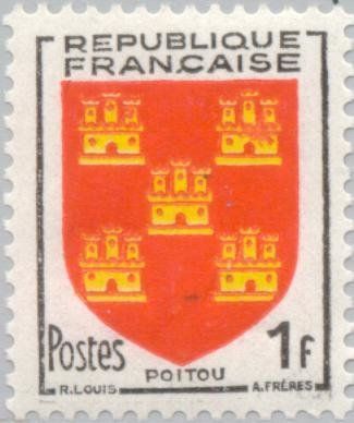 Francobolli-Poitou-1953-Francia-1 F Francobolli-Poitou-1953-Francia-1 F