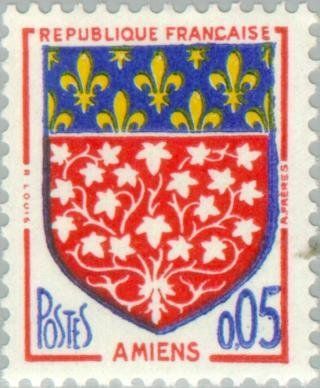Francobolli-Amiens-1962-Francia-0,05 F Francobolli-Amiens-1962-Francia-0,05 F