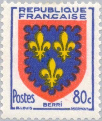 Francobolli-Berri-1953-Francia-80 c Francobolli-Berri-1953-Francia-80 c
