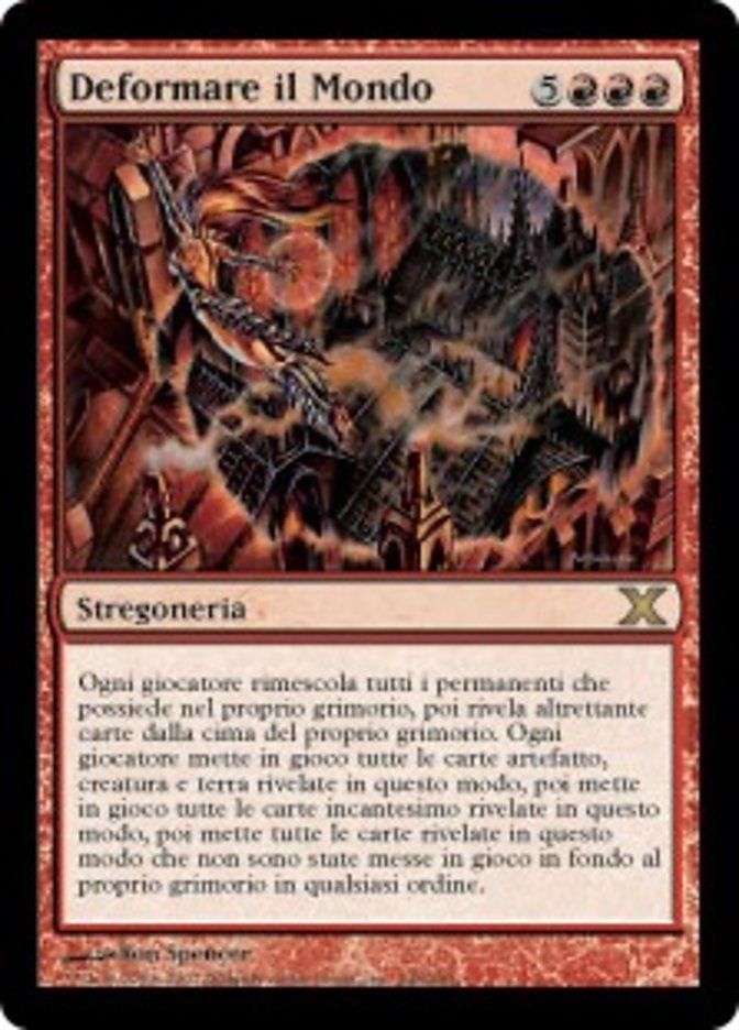 Carta MTG-Deformare il Mondo-Decima Edizione-248-ITA-Good-Rare Carta MTG-Deformare il Mondo-Decima Edizione-248-ITA-Good-Rare