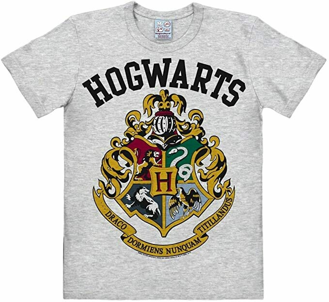 Harry Potter Easy Fit T-Shirt Hogwarts - taglia/size L Harry Potter Easy Fit T-Shirt Hogwarts - taglia/size L