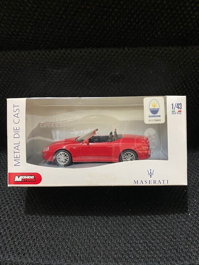 mondo motors 1/43 - maserati sport spyder rossa mondo motors 1/43 - maserati sport spyder rossa