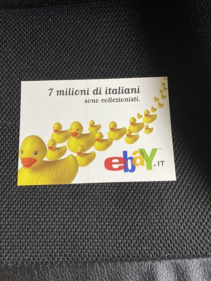 Cartolina Pubblicitaria Promocard www.Ebay.it N.18 Non Viaggiata-colori Cartolina Pubblicitaria Promocard www.Ebay.it N.18 Non Viaggiata-colori