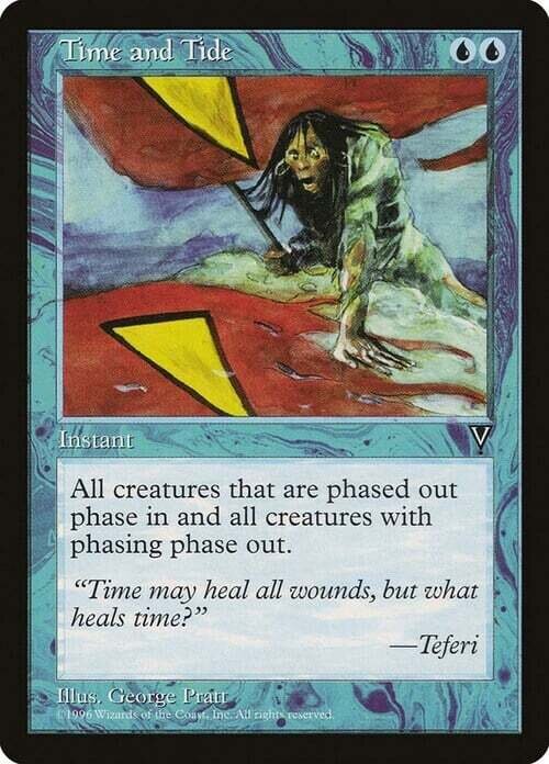 Carta MTG-Maree del Tempo-Visioni-EN-EX-Uncommon Carta MTG-Maree del Tempo-Visioni-EN-EX-Uncommon