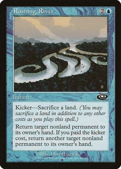 Carta MTG-Fiume Impetuoso-Congiunzione-ITA-EX-Common Carta MTG-Fiume Impetuoso-Congiunzione-ITA-EX-Common