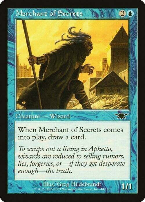 Carta MTG-Mercante di Segreti-Legioni-EN-Good-Common Carta MTG-Mercante di Segreti-Legioni-EN-Good-Common