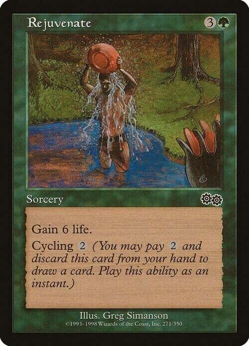 Carta MTG-Ringiovanire-Saga di Urza-EN-EX-Common