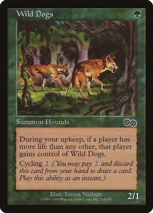 Carta MTG-Cani Selvatici-Saga di Urza-EN-LP-Uncommon