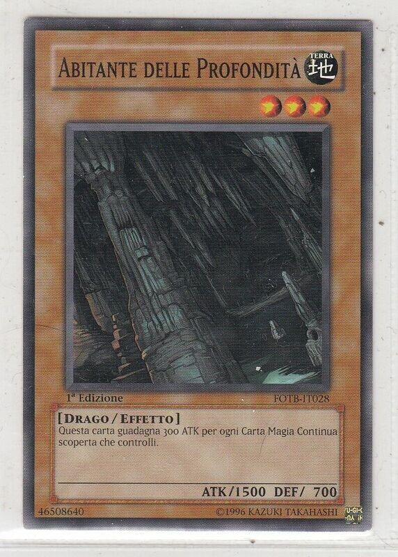 Carta YUGIOH-Abitante delle Profondità-FOTB-IT028-ITA-LP-Common