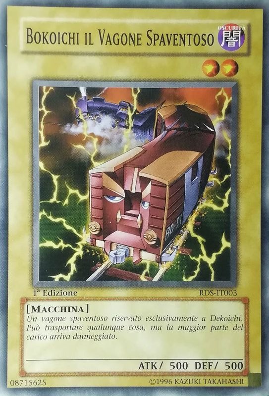 Carta YUGIOH-Bokoichi il Vagone Spaventoso-RDS-IT003-ITA-Poor-Common 1.Ed