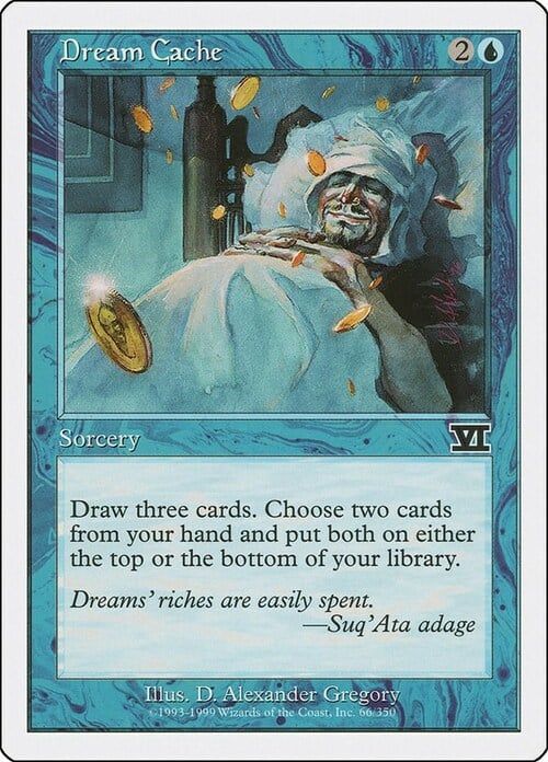 Carta MTG-Ricchezze dei Sogni-Sesta Edizione-N.066-ITA-EX- Carta MTG-Ricchezze dei Sogni-Sesta Edizione-N.066-ITA-EX-