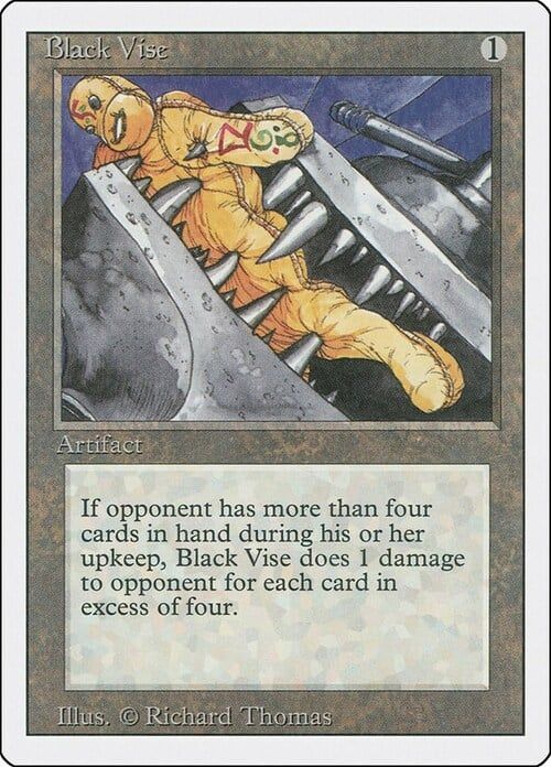 Carta MTG-Black Vise-Revised-N.236-EN-Good- Carta MTG-Black Vise-Revised-N.236-EN-Good-