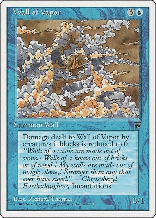 Carta MTG-Wall of Vapor-Chronicles-N.098-EN-EX- Carta MTG-Wall of Vapor-Chronicles-N.098-EN-EX-