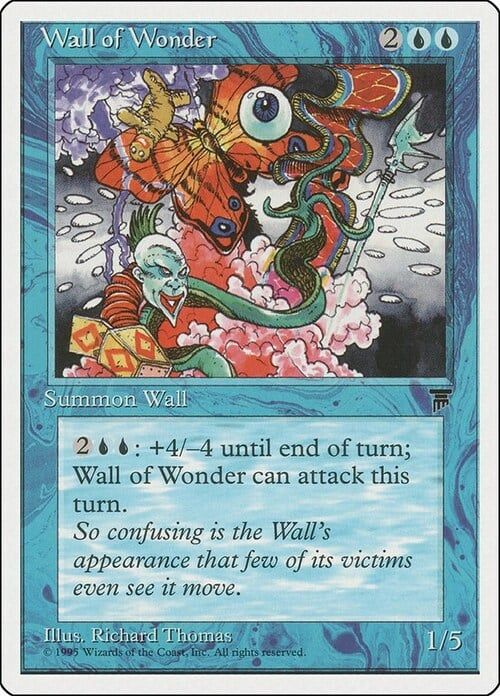 Carta MTG-Wall of Wonder-Chronicles-N.028-EN-EX- Carta MTG-Wall of Wonder-Chronicles-N.028-EN-EX-
