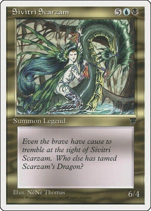 Carta MTG-Sivitri Scarzam-Chronicles-N.088-EN-EX- Carta MTG-Sivitri Scarzam-Chronicles-N.088-EN-EX-